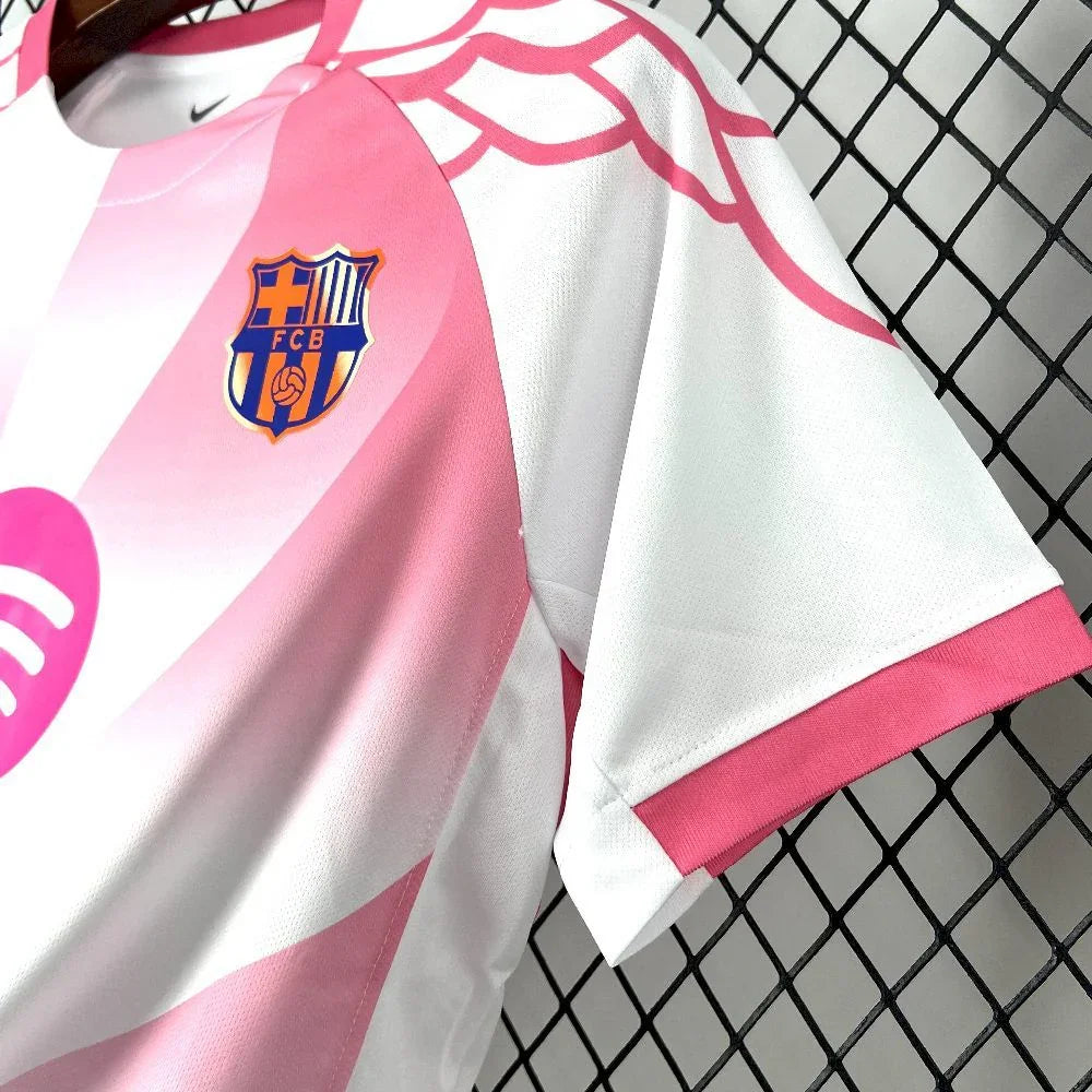 Camiseta FC Barcelona Concept Rosa y Blanca 2025-26