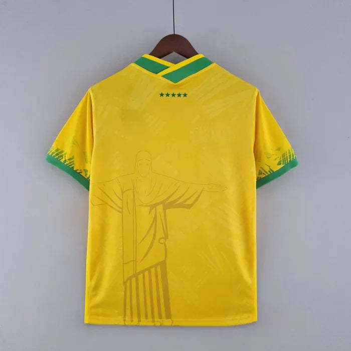 Camiseta brasil temporada 2022 edicion especial amarilla