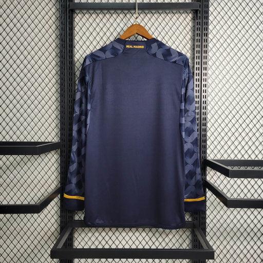Camiseta Real Madrid Segunda 2023 2024 manga larga