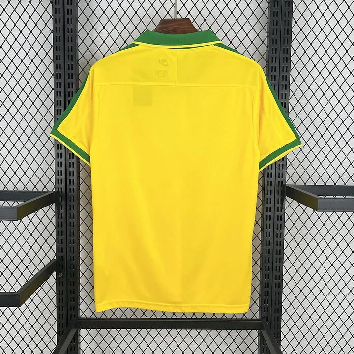 camiseta de futbol brasil 1997 retro