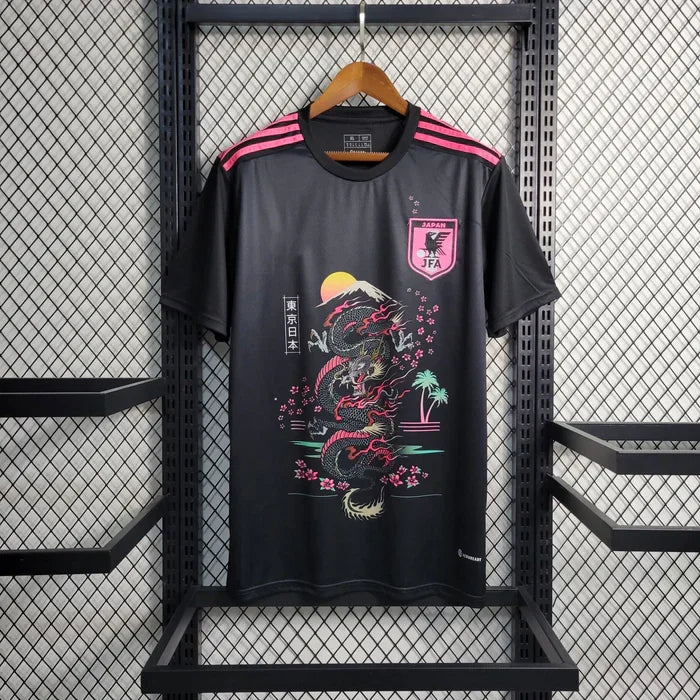 Camiseta entreno japon negra temporada 2023-2024