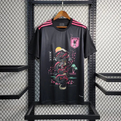 Camiseta entreno japon negra temporada 2023-2024