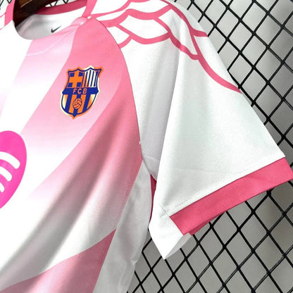 Camiseta FC Barcelona Concept Rosa y Blanca 2025-26