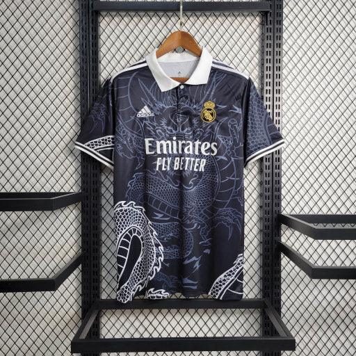 Camiseta del Real Madrid temporada 2023-2024 edicion especial dragon negro