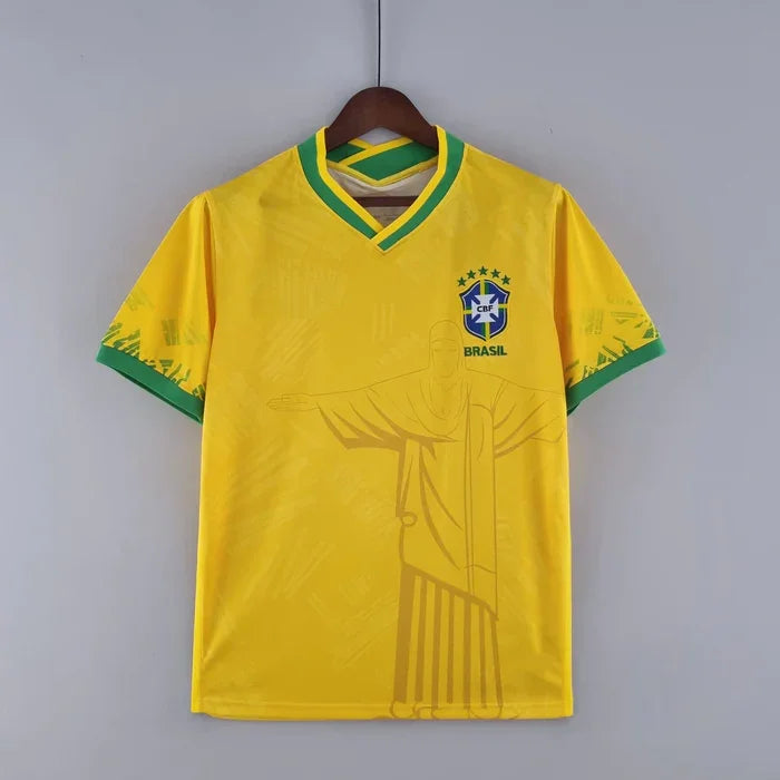 Camiseta brasil temporada 2022 edicion especial amarilla