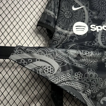 Camiseta futbol FC Barcelona concepto negra 2024 2025