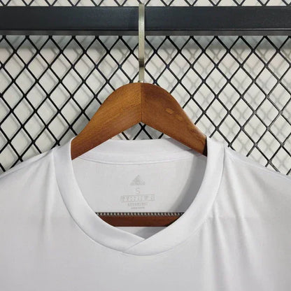 Camiseta de futbol Real Madrid Balmain blanca 2023 2024