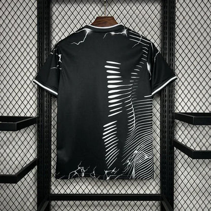 Camiseta Real Madrid Negra y Gris Pantera 2024/25