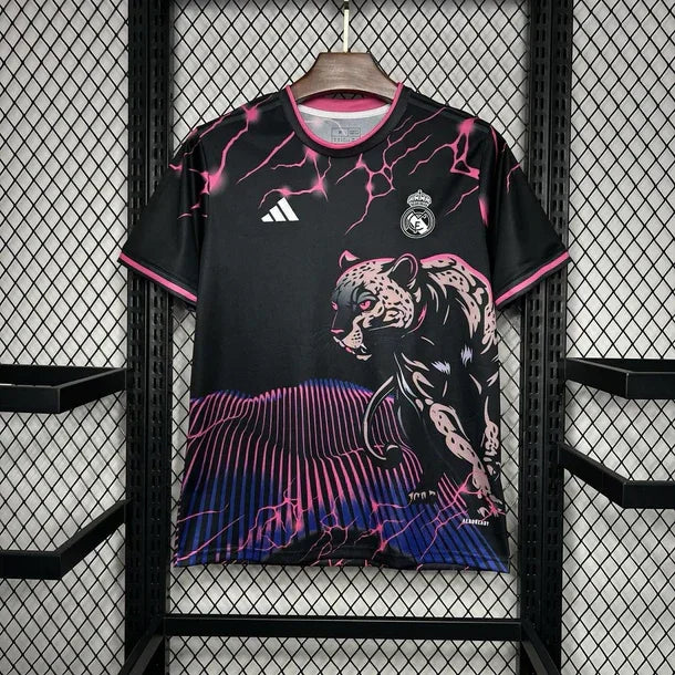 Camiseta Real Madrid Pantera Rosa Negra 2024/25