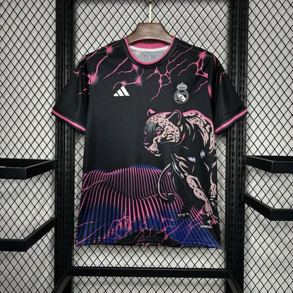 Camiseta Real Madrid Pantera Rosa Negra 2024/25