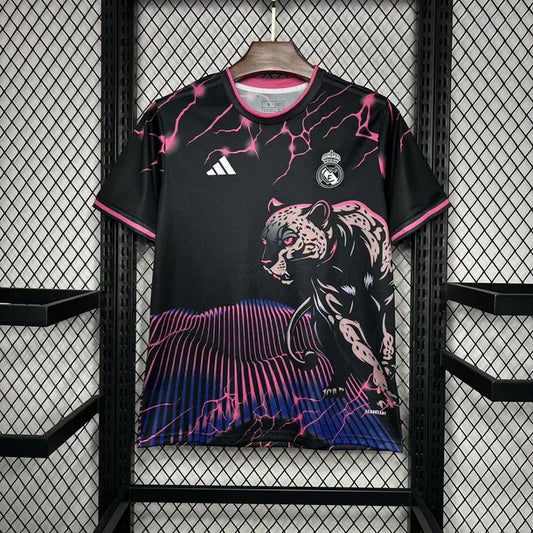 Camiseta Real Madrid Pantera Rosa Negra 2024/25