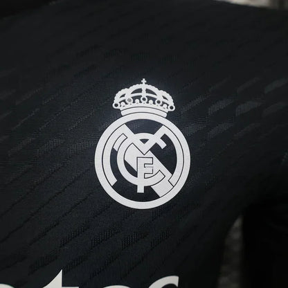 Camiseta futbol real madrid Y3 negra 2024 2025