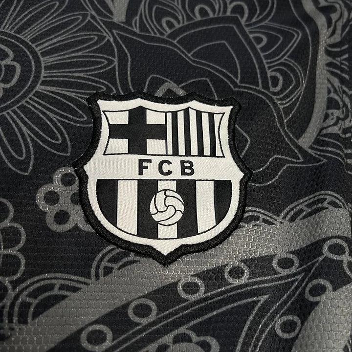 Camiseta futbol FC Barcelona concepto negra 2024 2025