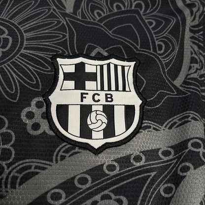 Camiseta futbol FC Barcelona concepto negra 2024 2025