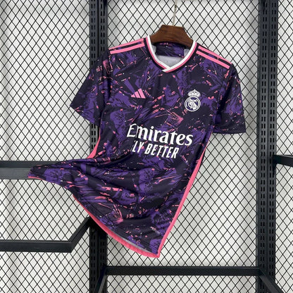 Camiseta futbol real madrid concepto rosa 2024 2025