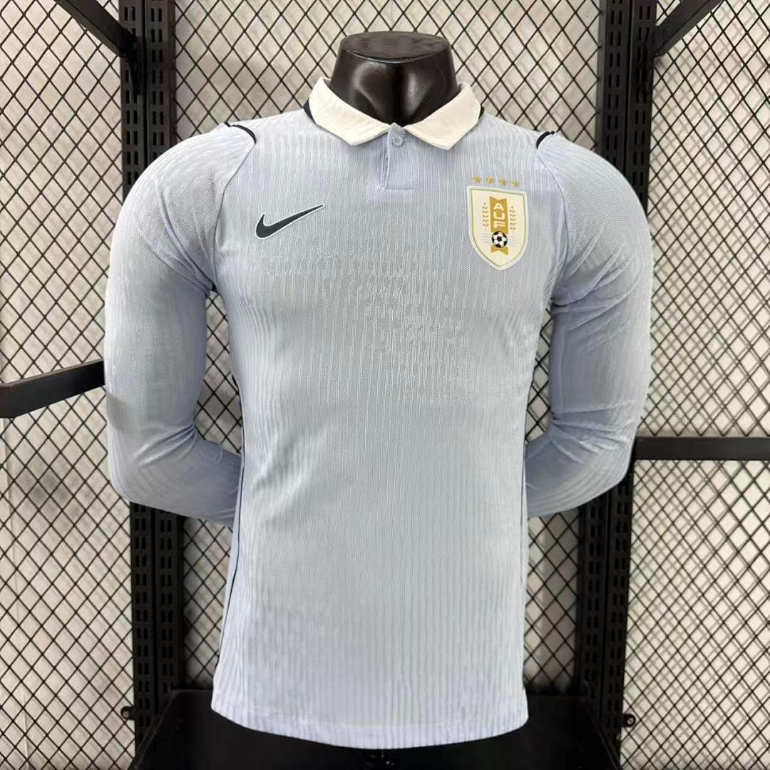 Camiseta Uruguay manga larga Mundial 2026