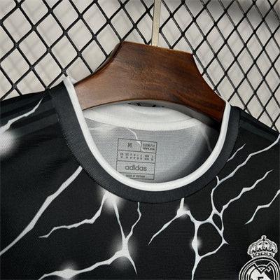 Camiseta Real Madrid Negra y Gris Pantera 2024/25