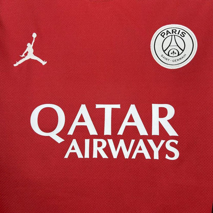 Camiseta PSG roja de manga larga