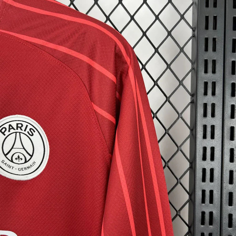 Camiseta PSG roja de manga larga