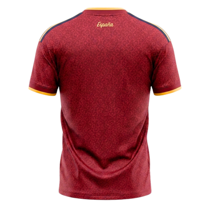 CAMISETA SELECCIÓN ESPAÑA MUNDIAL 2026 - 2 ESTRELLAS VISITANTE ROJA ⭐️⭐️